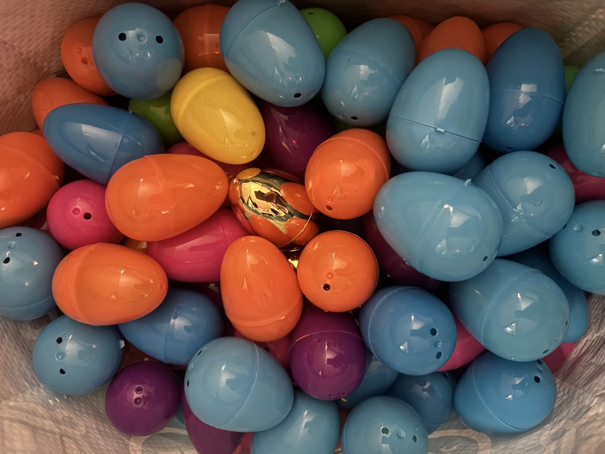 The team is ready for Saturday! #Easteregghunt #Easterbaskets 🐣