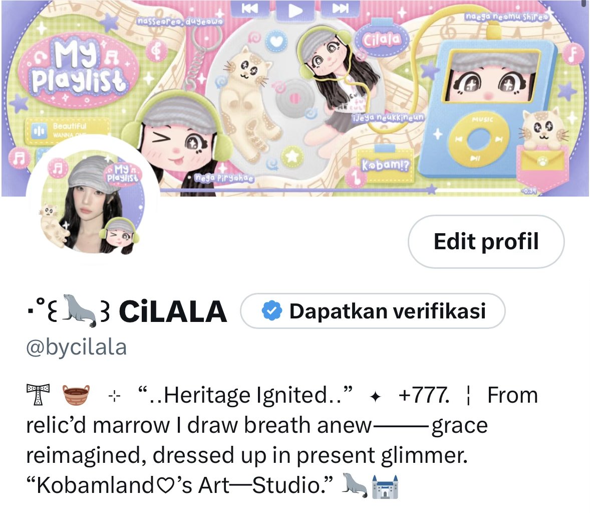 ‧˚꒰🦭꒱ CiLALA tweet media