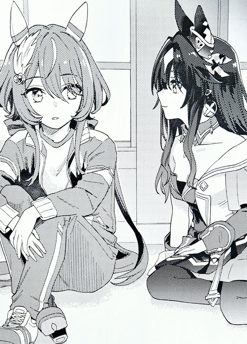 20時くらいに、去年のURCで出した本に収録したヴィルシーナとウインバリアシオンの漫画再掲します🔷🩰 