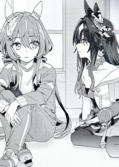 20時くらいに、去年のURCで出した本に収録したヴィルシーナとウインバリアシオンの漫画再掲します🔷🩰 