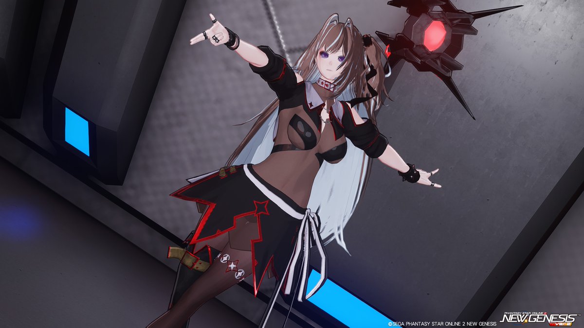 #PSO2NGS
 #PSO2NGS_SS
 #メンテの日じゃないけどSS貼る

早速おNEWの服着たぞ