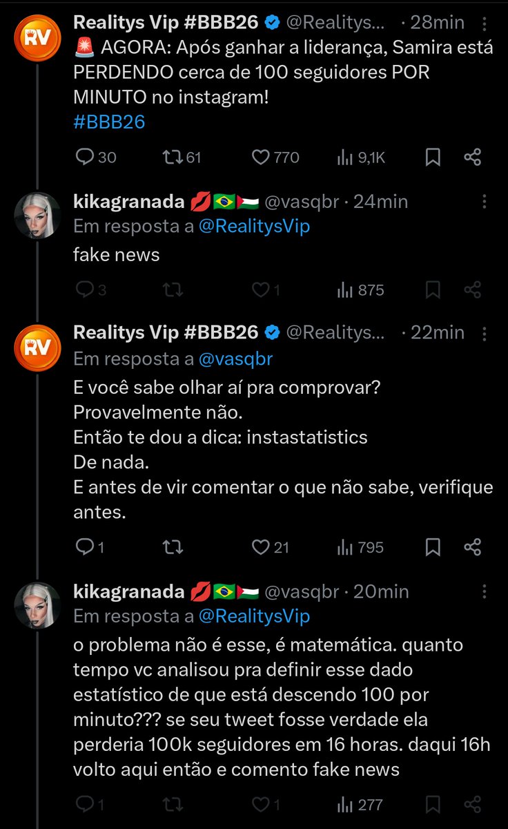 Realitys Vip #BBB26 tweet media