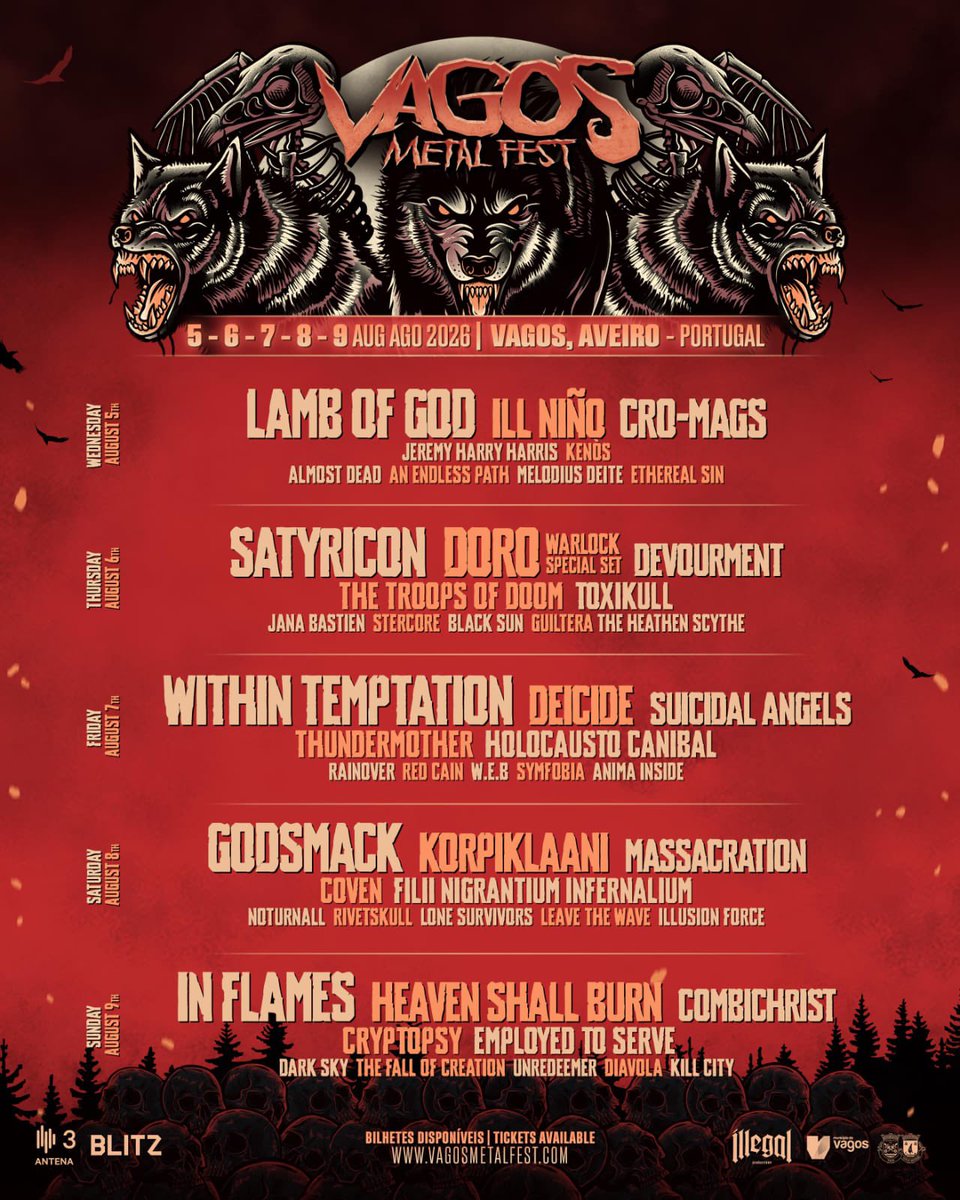 MelodiusDeite's tweet photo. Breaking‼️ #VagosMetalFest🇵🇹 is ON🔥 #MelodiusDeite hits one of Europe’s biggest #metalfests this #summer🤘 Also performing at #MastersOfRock🇨🇿 & #TotalMetalOpenAir🇧🇬—3 major EU fests in one year! #DreamComeTrue❤️
#Metal #HeavyMetal #PowerMetal #ProgMetal #FestivalSeason https://t.co/w9KUwBThI3