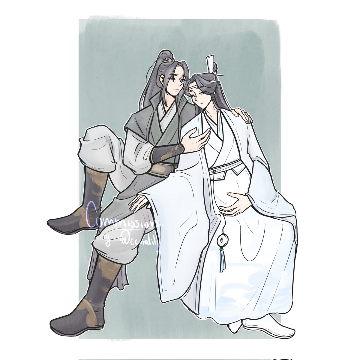 (commission for <a href="/omegacollars/">berry ☁️ Ω lxc ceo</a>)

heheh some nielan.... preggy lxc this was so fun to draw tysmm 💕💕