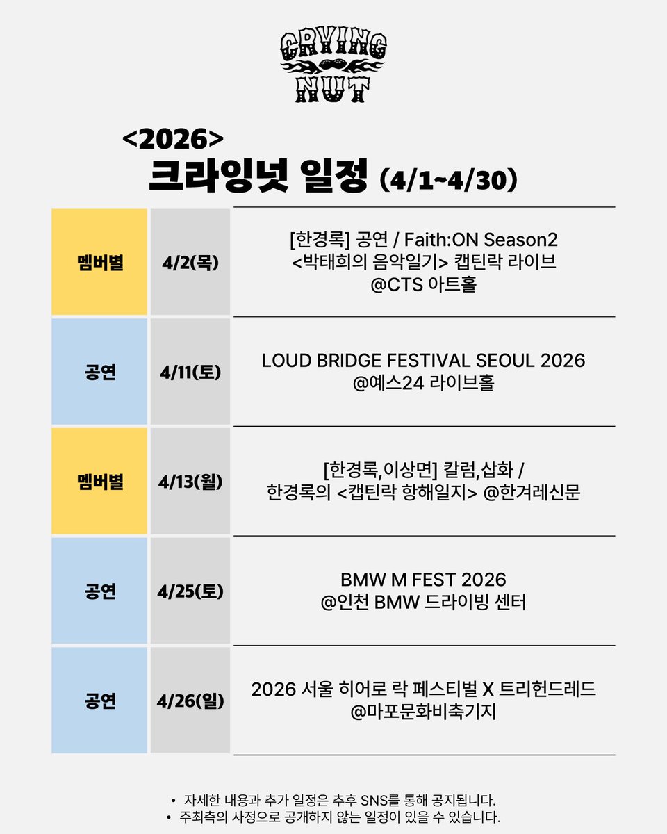 크라잉넛 / CryingNut tweet media