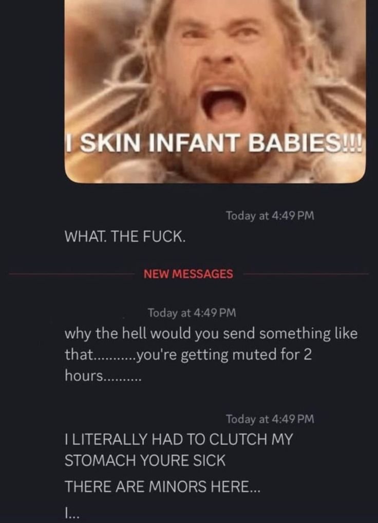 Discord Messages With Threatening Auras tweet media