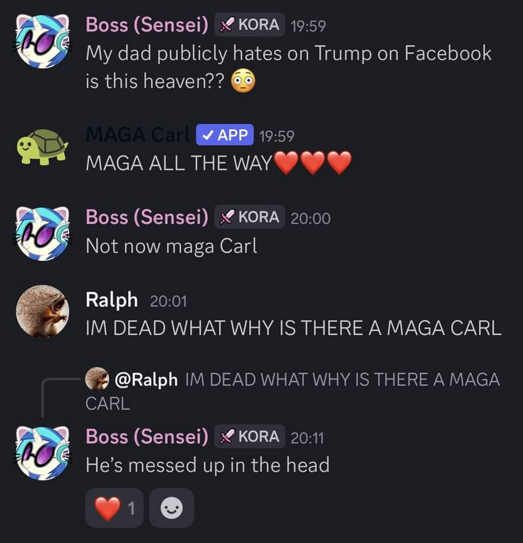 Discord Messages With Threatening Auras tweet media