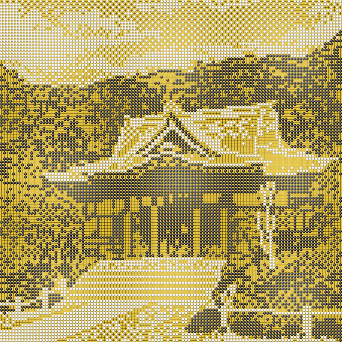 囲碁アートの関です@1/23〜四ツ谷こまどやコラボ tweet media