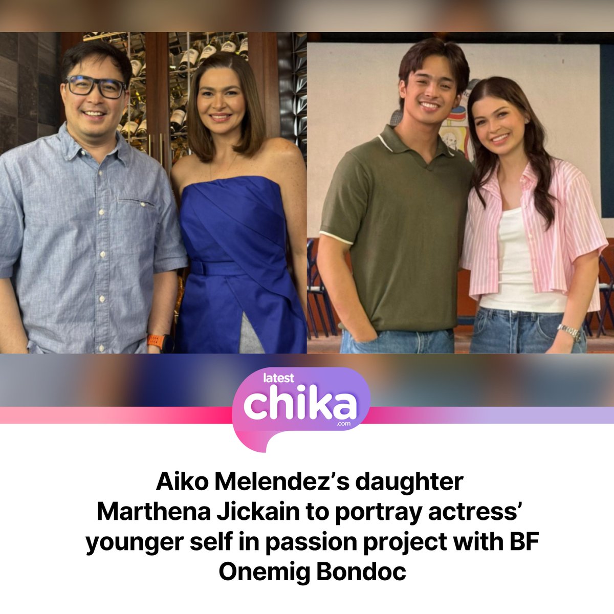 PhilippineStar's tweet image. Aiko Melendez is one proud mom to her daughter, Marthena Jickain, who is taking on her first acting project where she portrays a younger version of the actress in an upcoming short film. tinyurl.com/yx3ftthn | via @latest_chika