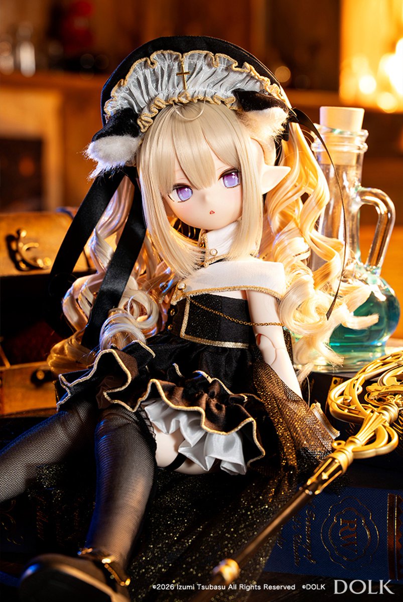 DOLKSTATION's tweet photo. 【DOLK×PUYOO DOLL】世界50体限定
和泉つばす氏 プロデュース『LUNA 猫魔導士ver.』が4/30（木）まで予約受付中！

FloralGarden、chatora、ふにゃほわ、CALULU、あいまいみどる、錚々たるクリエイター達の才能が響きあう豪華コラボです。