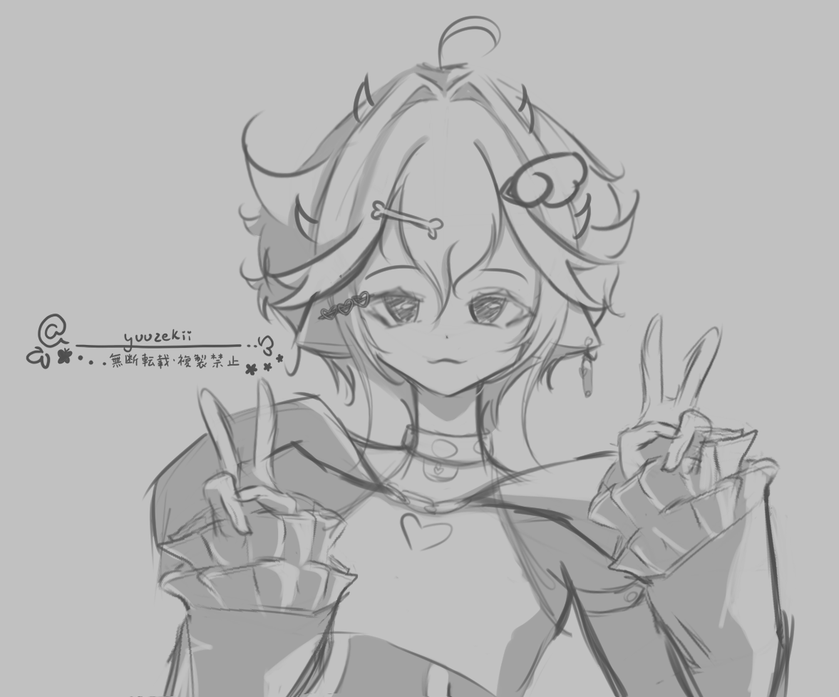 yuuzekii's tweet photo. late night wip 🎀🩶 https://t.co/GKU1gzng4u