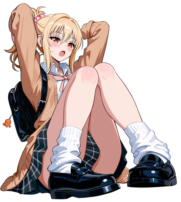 #私の絵の圧倒的なこだわり 靴下とローファー