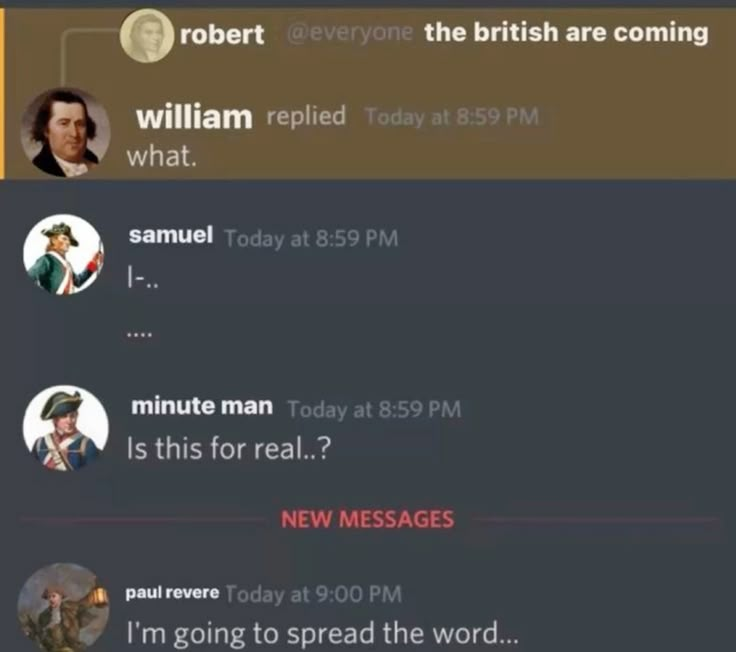 Discord Messages With Threatening Auras tweet media