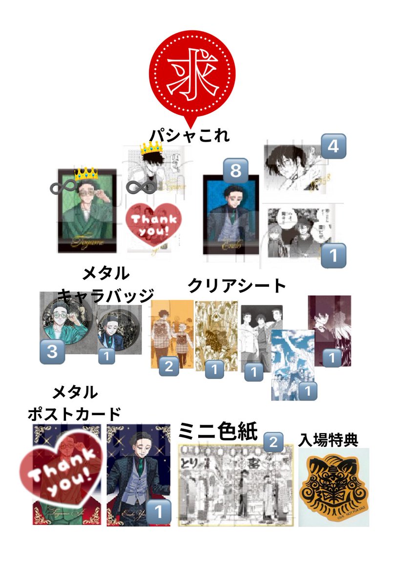 くくは （ドプショ2日目/ウィンブレ展31日参戦） tweet media