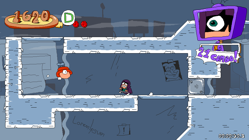 After 2 years of hiding it, I've decided to completely remake all of the sprites to match my actual vision for SMOGSICK instead of just trying to be different from Pizza Tower for the sake of it. I hope you guys like this new direction that the mod is taking.