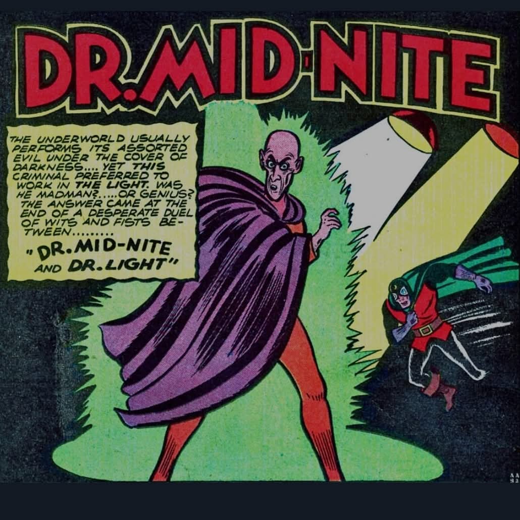 Podcast_Earth2's tweet photo. Doctor Light makes his debut, but he's possibly not the Doctor you're expecting.
Join David and Peter as they cover the debut of the Golden Age Dr Light from All-American Comics #82.
https://t.co/w0JeYiJd0J
#dccomics #drmidnite #drlight #jsa https://t.co/ERz10Ig6ZC