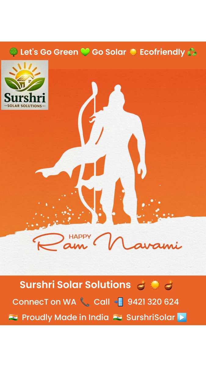 surshrisolar's tweet image. We at #SurshriSolarSolutions are committed towards harnessing free &amp;amp; abundant renewable energy available to us : #SUN 🌞

Ours is an #GreenTech organization with sole aim of marketing these products &amp;amp; in creating awareness for use of these products.🇮🇳

#SurshriSolar #SolarCarDiya
