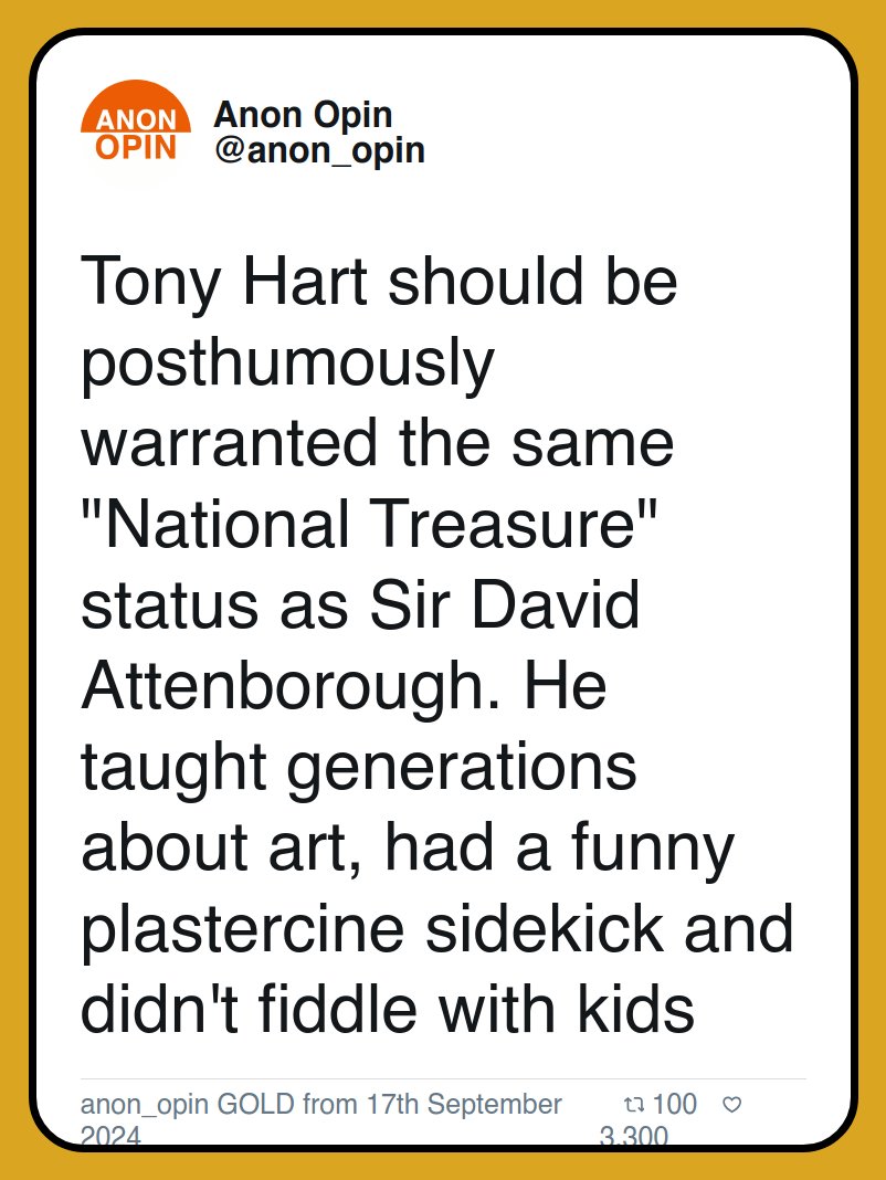 Anon Opin. tweet media