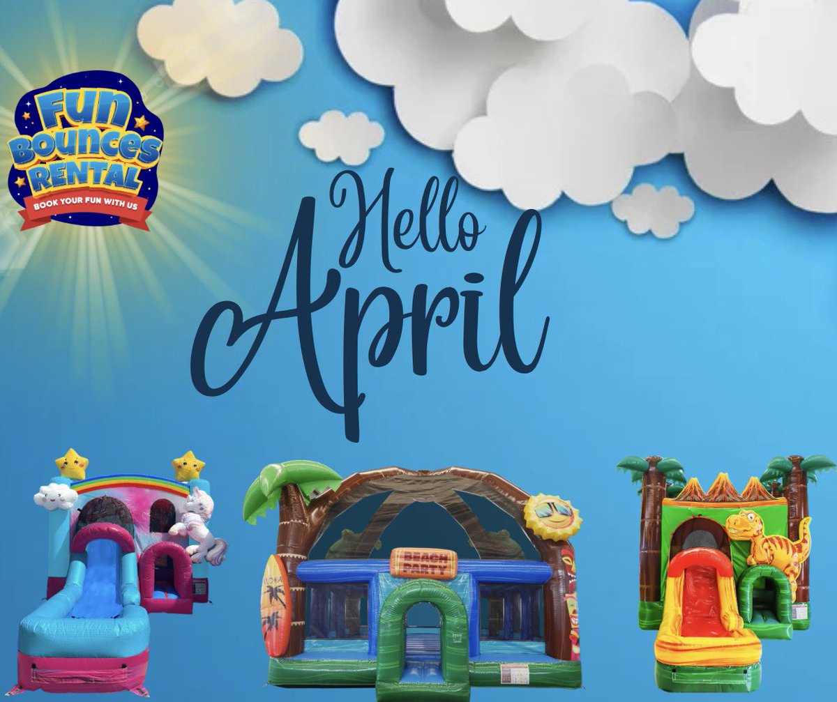 🌸 Hello April! 

Spring is officially here, the sun is shining brighter, and the countdown to Easter has begun! The days are getting warmer, the vibes are getting better… and the FUN is just getting started!