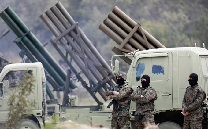 ferozwala's tweet photo. #Breaking
#Hezbollah:
💥We bombed the settlement of Even #Menachem with a swarm of attack drones.
💥We targeted a gathering of Israeli enemy army soldiers in the settlement of #Yeroun with a rocket barrage.
💥We launched a missile barrage targeting a gathering of Israeli enemy soldiers in the settlement of #Al_Malikiyah
@qudsn #Lebanon