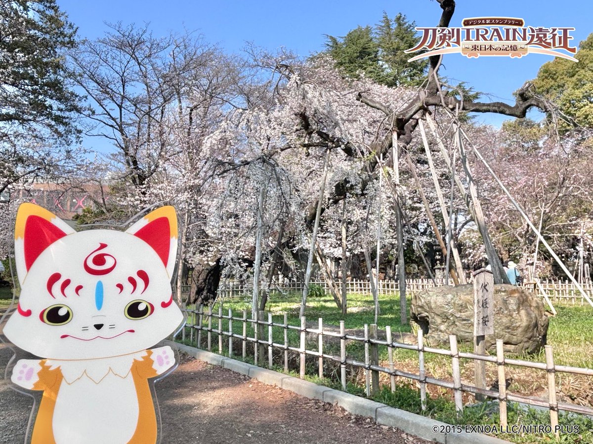 ekitagcp_touken's tweet photo. ————————————————
　     📌対象施設のご紹介
————————————————

今回は千葉県にある真間山 弘法寺！

国府台エリアは、第一次国府台合戦が行われた地であり、刀剣男士 面影のゆかりの地です。
京成電鉄 国府台駅と真間山 弘法寺のスタンプをセットで取得すると、面影のオリジナルスタンプを取得できます！

今の時期は桜がとても綺麗です🌸

ぜひ真間山 弘法寺を訪れてみてください！

#刀剣TRAIN遠征