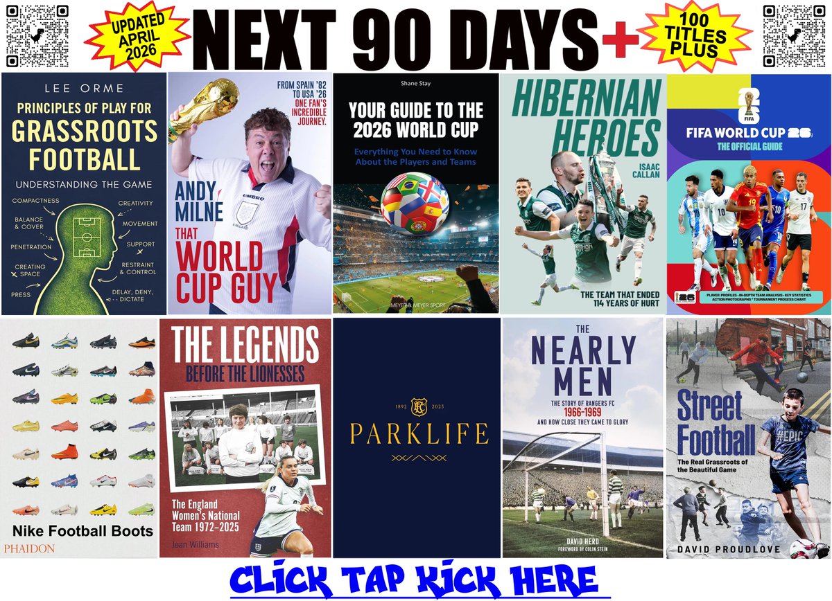 SOCCER BOOKS NEXT & LAST 90 DAYS PLUS tweet media