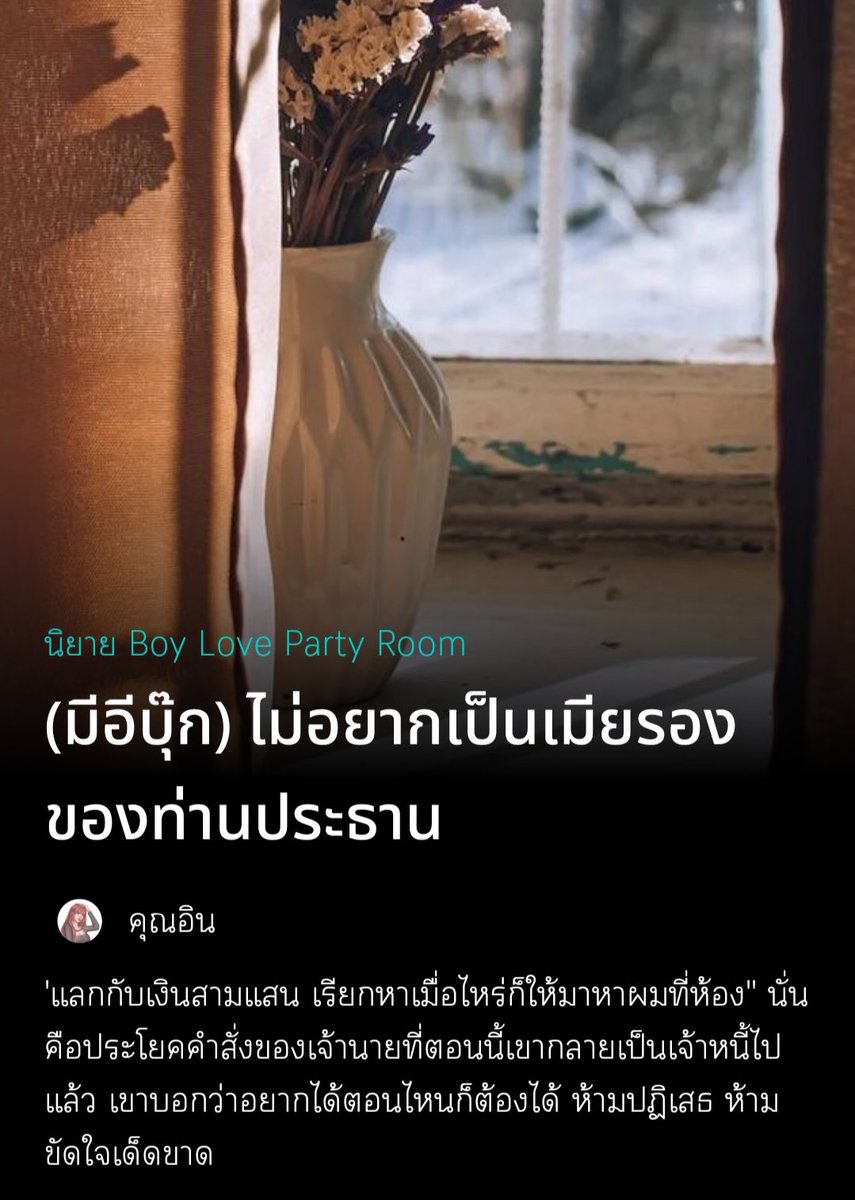 อ่านนิยายกับคุณส้ม🏳️🌈📚 tweet media