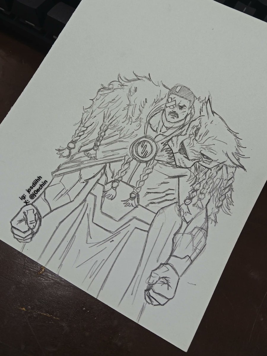 josdiihh's tweet photo. Thragg &amp; battle beast sketch ✍️ 
#invisible #thragg #battlebeast #sketck #drawing #fanart https://t.co/KRQPAXX68i