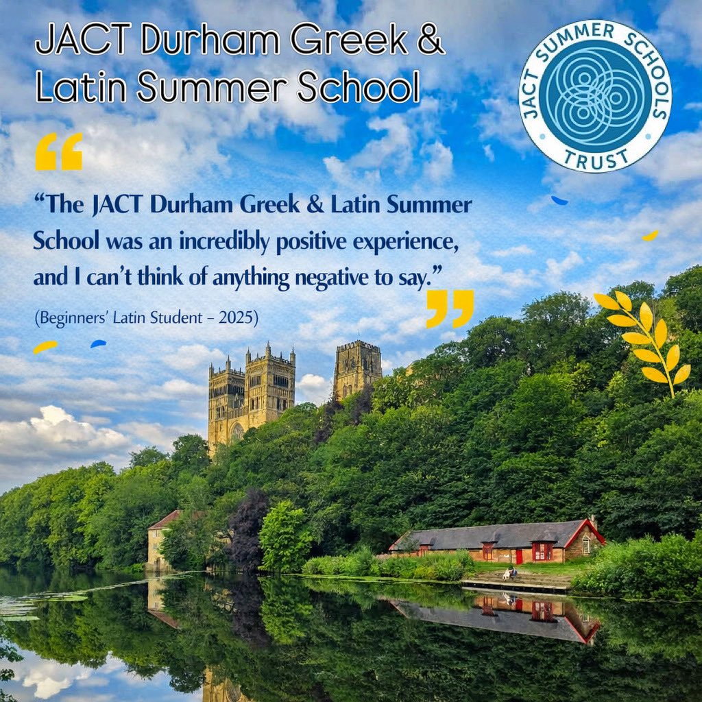 JACTLatin_Greek's tweet photo. Outstanding feedback which tells you lots about the student experience of the @JACTLatin_Greek https://t.co/ZNs5penjtf