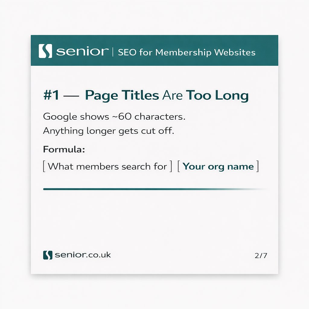 seniorinternet's tweet photo. Good content that Google can't find. 

Save this and do the 30-minute audit.

Which gap are you fixing first? 

#SEO #DigitalMarketing #MembershipWebsites #SearchEngineOptimisation #ContentMarketing #WebsiteOptimisation https://t.co/7I5O0CNZDa