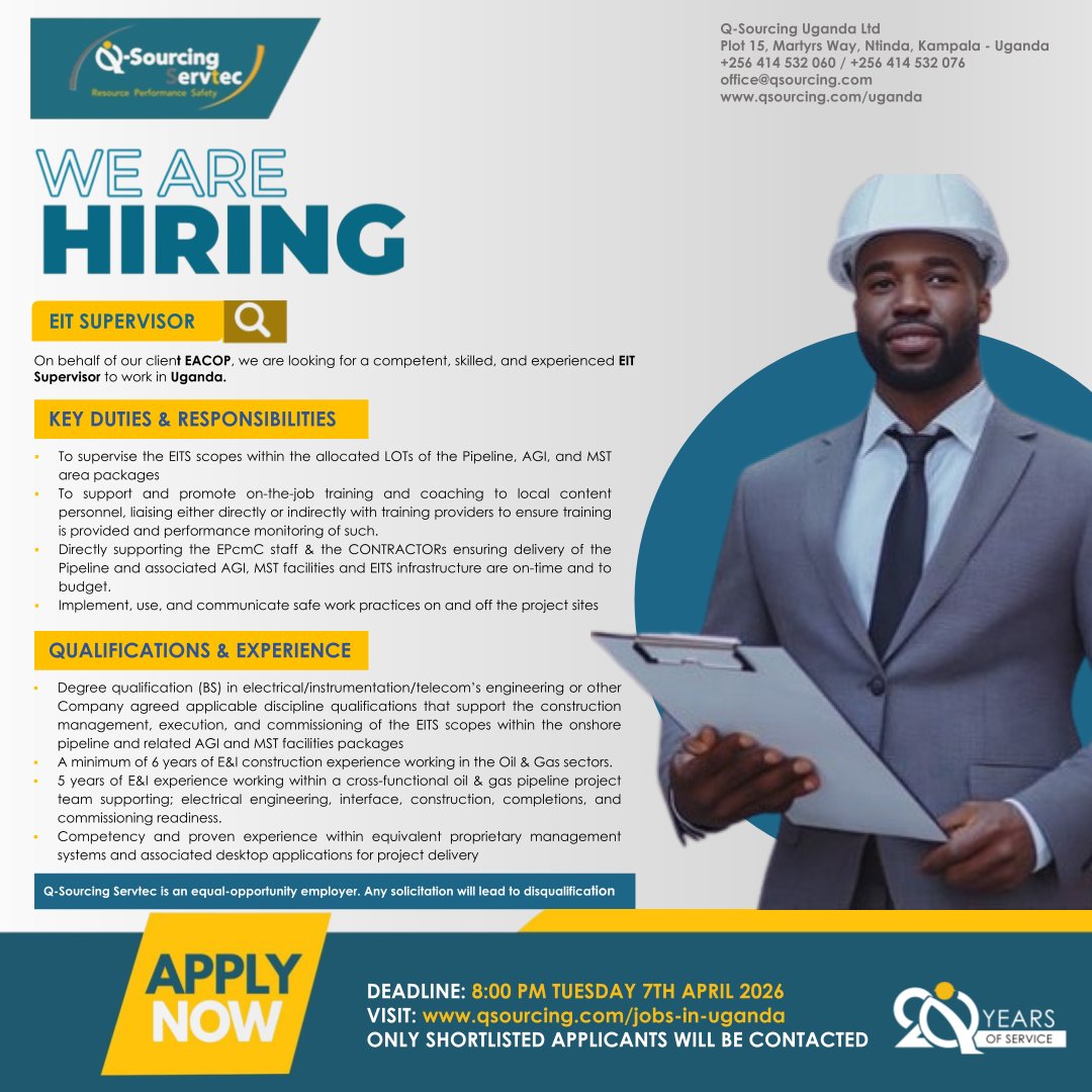 Q-Sourcing Servtec Uganda 🇺🇬 tweet media