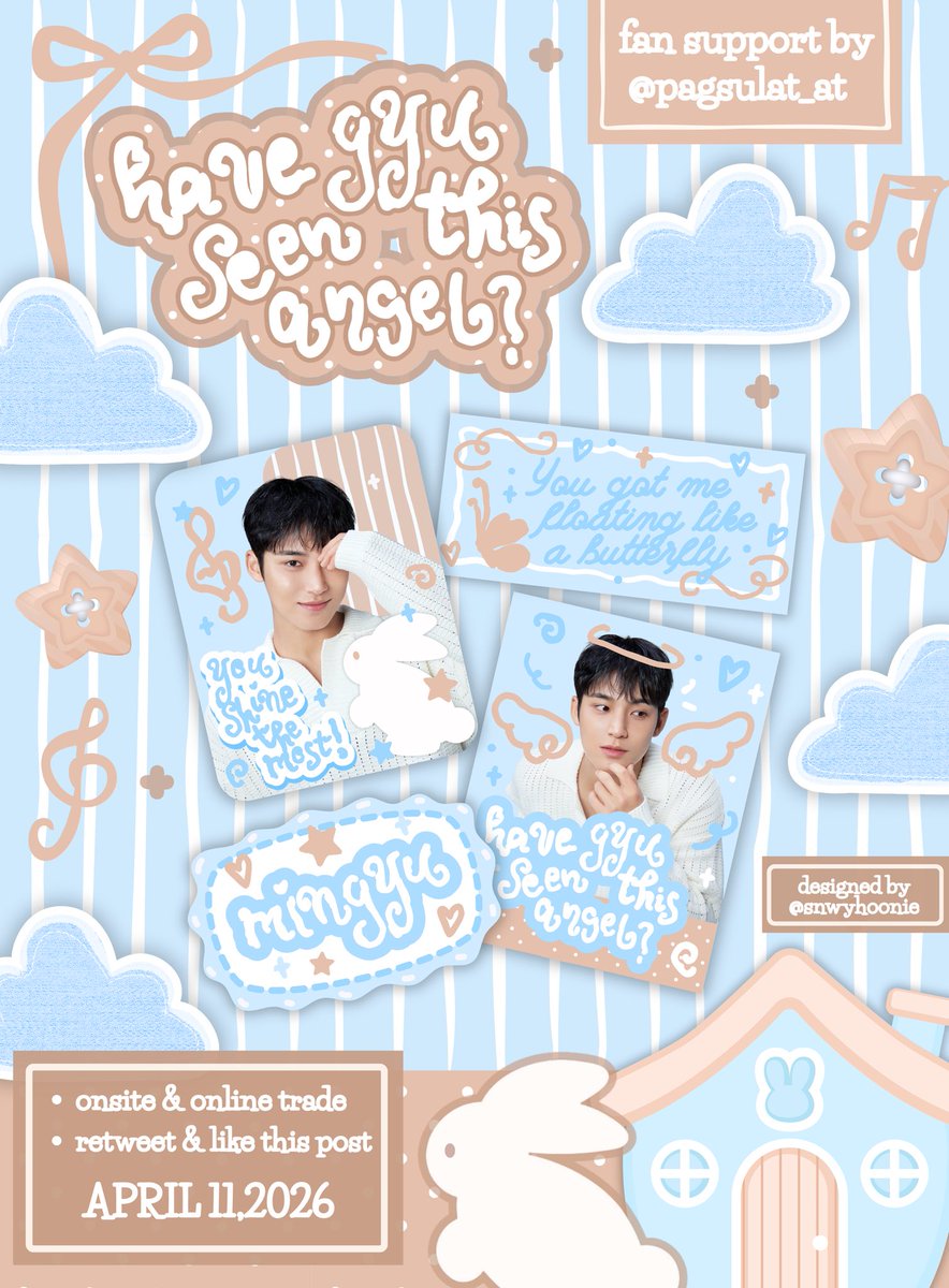 𓏲🪽˚. ˖ . ݁ #SNICKERSwithMingyu ˚. ˖ . 𓏲🪽

Ი𐑼 like and rt

Ი𐑼limited qty

Ი𐑼 open for online and onsite trade

૮ ․ ․ ྀིა seeee youuuu ᥫ᭡.