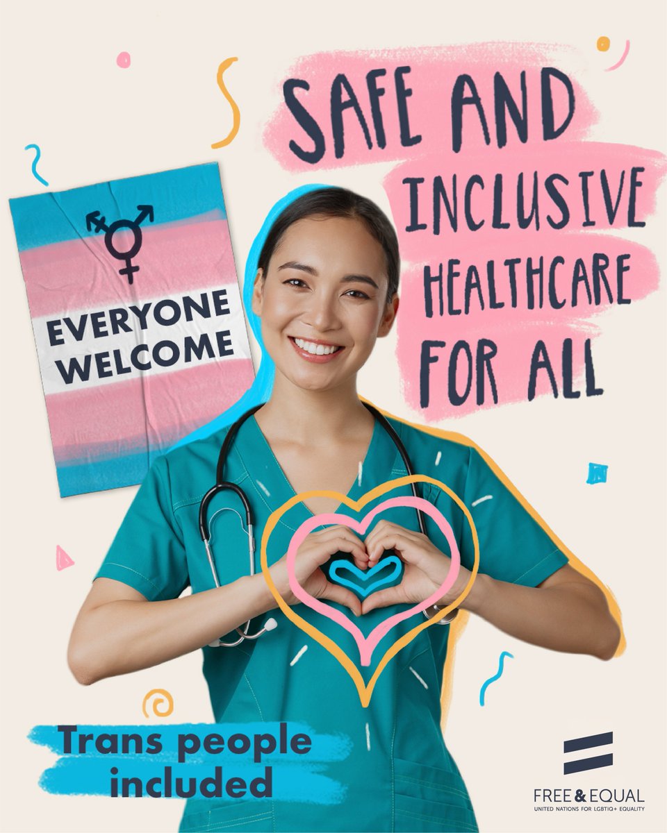 free_equal's tweet image. #Trans people often face discrimination in #healthcare settings, including degrading treatment, unnecessary examinations or downright refusal of service – putting their health at serious risk. Just like everyone else, trans people deserve safe &amp;amp; inclusive healthcare! 🏳️‍⚧️
