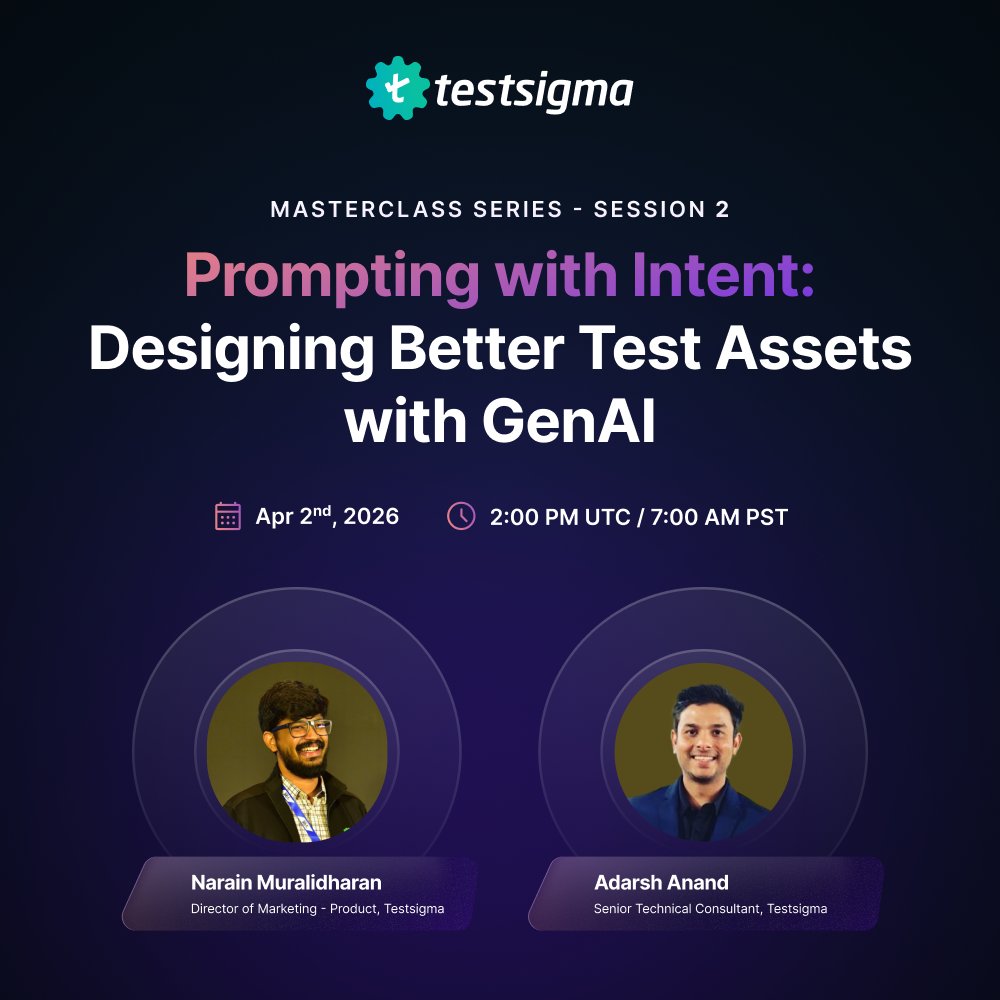 Testsigma tweet media