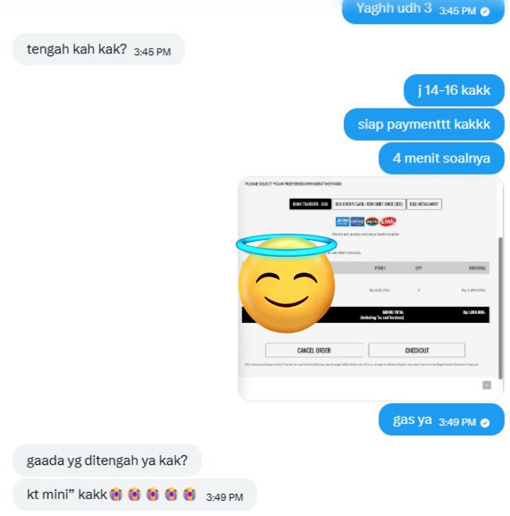stuff_buynow's tweet photo. Gaisss yg bener2 mauu jastip java jazz daniel caesar keknya aku ga bs req yaa karna cepet2an, udh masuk aja allhamdulillah, sayang bgtt ini gajadi payment 3 tix huhu
Yg mauu bs pake data sendiri dan akun sendiri yaaa
Boleh dm ulang aku.. ku baca dari bawa https://t.co/qYc2rNSzPp