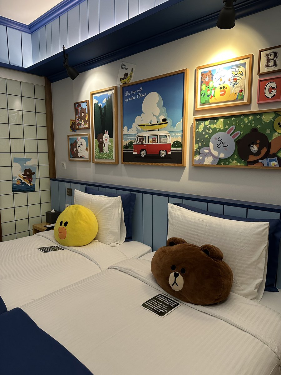 babelip's tweet photo. 韓国の相鉄ホテルズザスプラジールソウル明洞のLINE Friendsフロア
お部屋可愛すぎた💘 https://t.co/vRWFFvCS1f