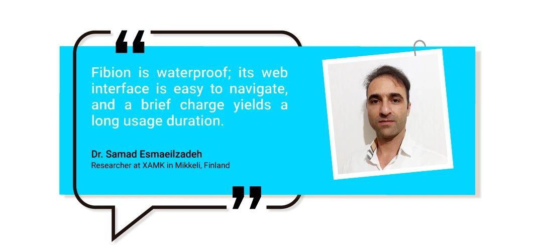 fibion's tweet image. 💻 Dr. Esmaeilzadeh praises Fibion's user-friendly web interface and its waterproof design.

🖥️💧 #UserFriendly #Waterproof