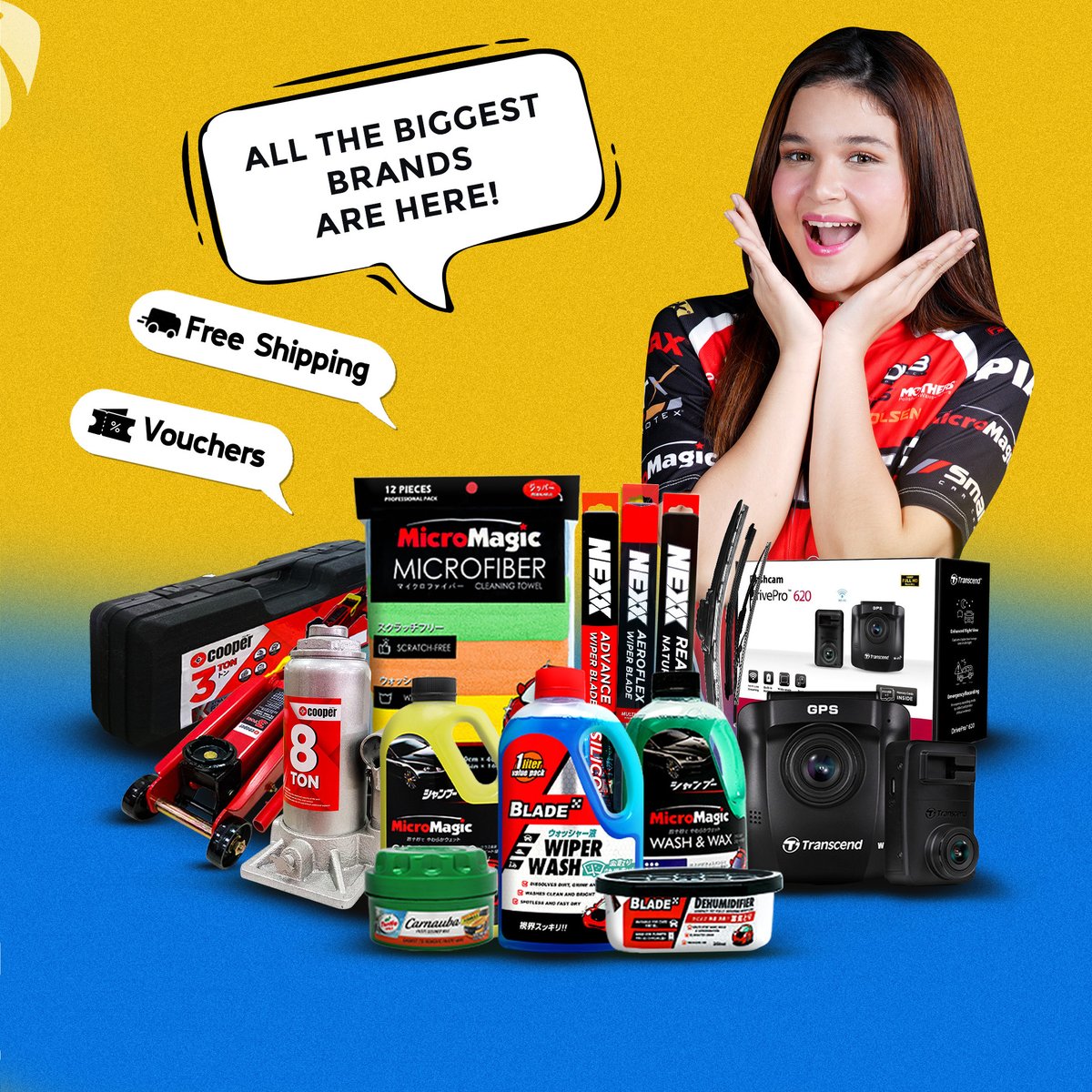 carclubph's tweet image. 🔥 4.4 Summer Sulitipid Sale is HERE! 🌴☀️
Score BIG savings up to 80% OFF!

🚚 FREE Shipping
🎟️ Exclusive Vouchers
🛒 Must-have car essentials &amp;amp; more!

ADD TO CART 🛒 s.lazada.com.ph/s.F9VsW?cc

#SulitipidSale #44Deals #ShopNow #LazadaPh
