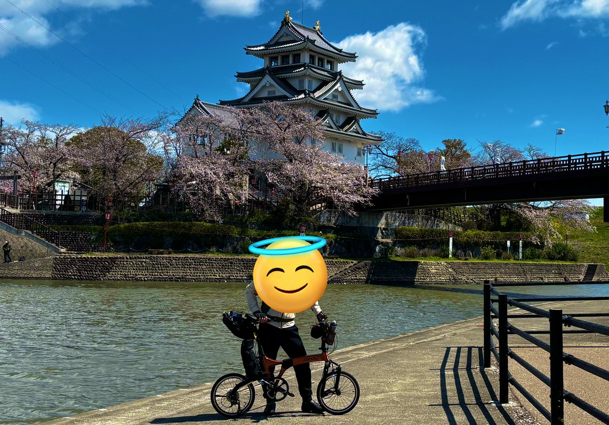 vergecat0208's tweet photo. 自転車仲間とお花見��イド☺️
強風の中舞い散る桜はとても美しかったです。日本に生まれて良かったなと思う瞬間ですね～😊

#おりたたぶ
#サイクリング
#birdy
#お花見 https://t.co/Ed0edenEEZ