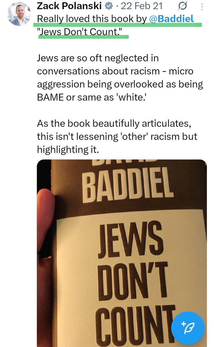 ftr2tspwbf's tweet photo. @ani_says1 Not complicated Zack, unless you still listening to Baddiel the racist https://t.co/T4rUEc8YpS