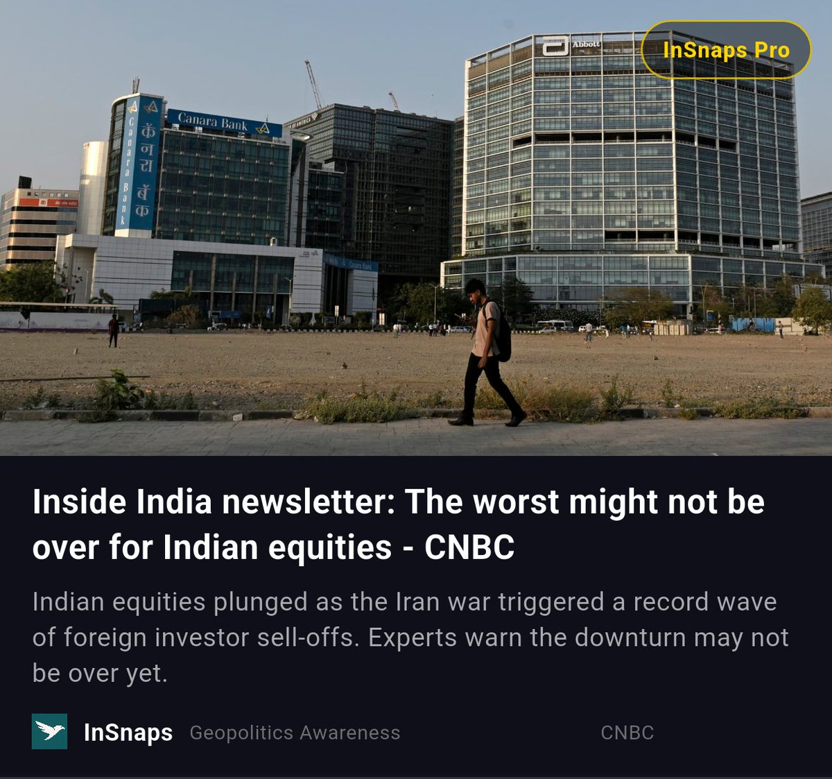 BuildWtPrakhar's tweet image. Inside India newsletter: The worst might not be over for Indian equities - CNBC

Shared Via InSnaps App: credibletechnologies.in/a/L_9InhB4tH9E…

#Cnbc #Conflict #India #Indian #Iran #Experts #Geopolitics