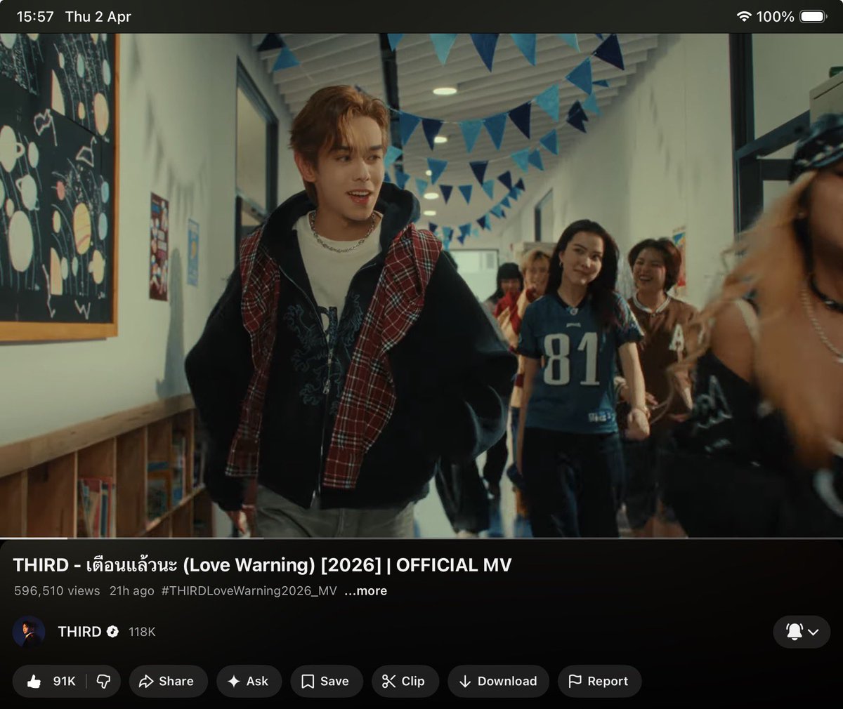 BonussasA's tweet image. เริ่ดเลยแหละ

THIRD Love Warning 2026
 #THIRDLoveWarning2026_MV
#THIRDLoveWarning2026 
#ThirdLapat