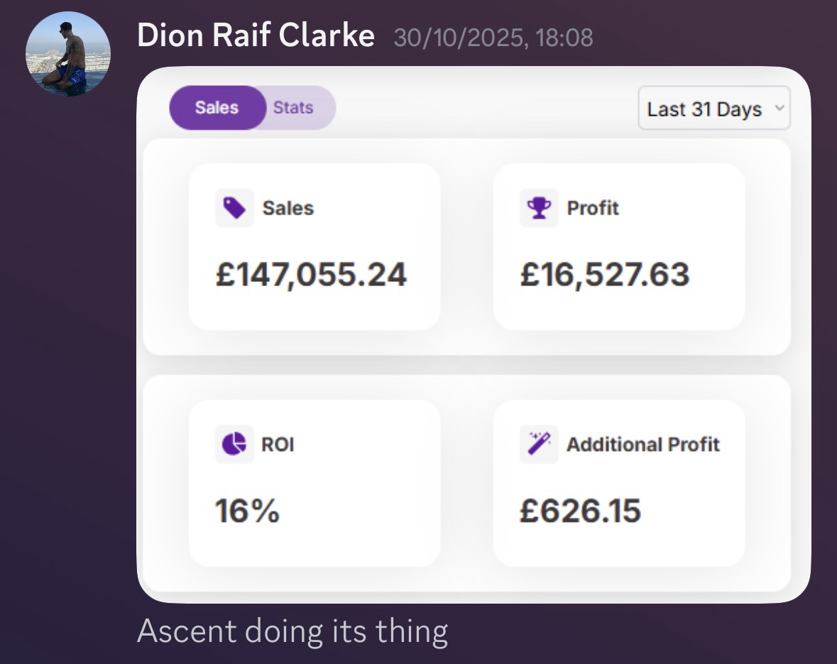 Ascent Repricer tweet media