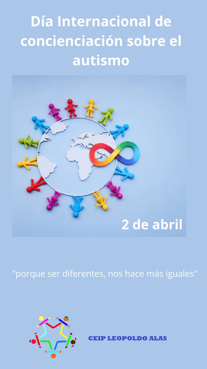 AlasCeip's tweet photo. 📢 Día Internacional de concienciación sobre el autismo -2 de abril https://t.co/1vWFOIRlqn