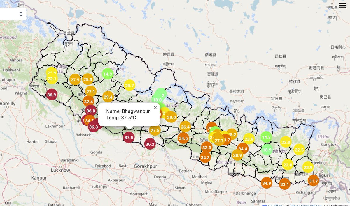 Nepal Weather Forecast tweet media