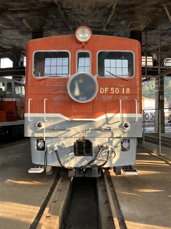 DF50にヘッドマークを装着じゃ！／ 4月11日(土)、12日(日)の津山まなび