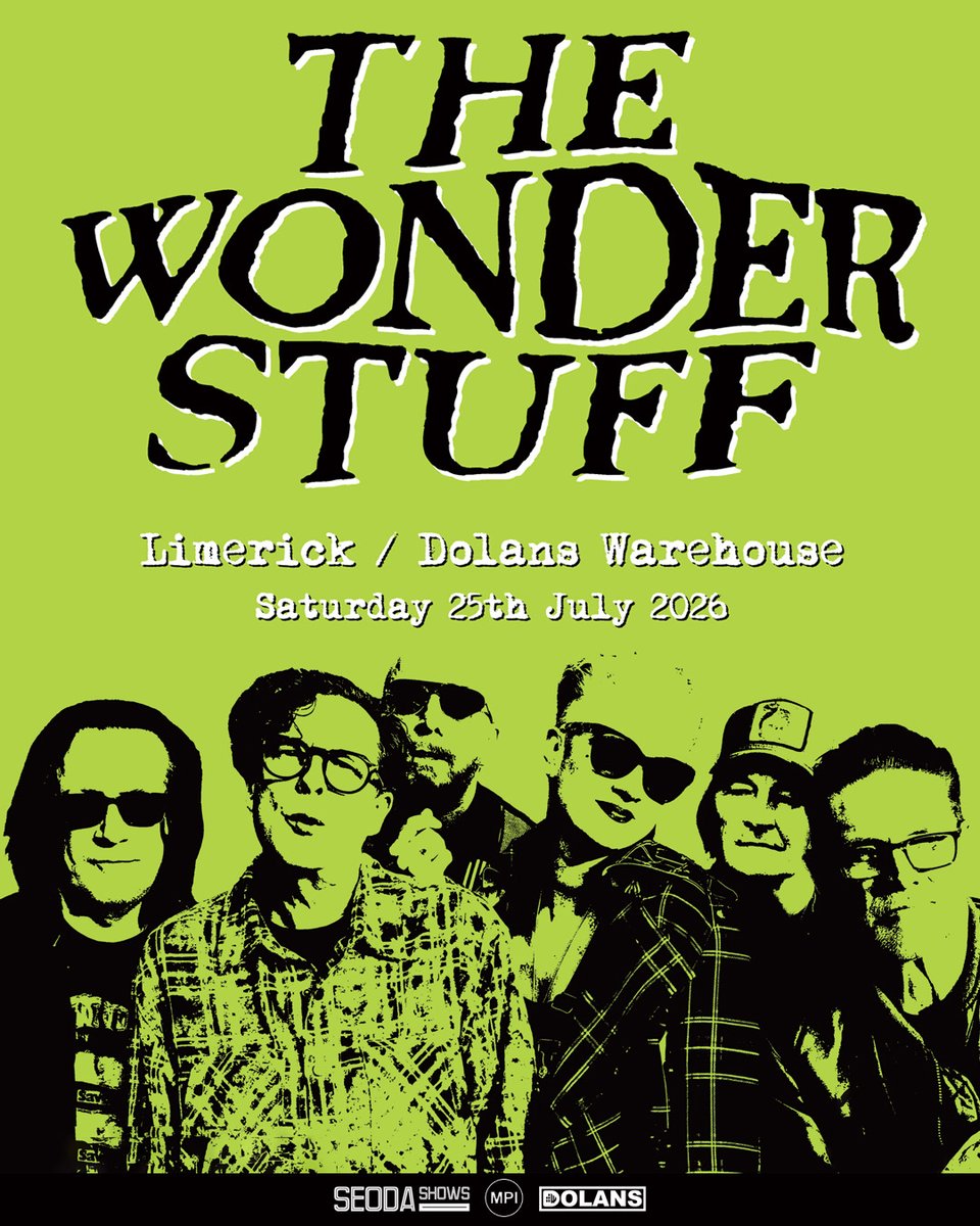 mydolans's tweet photo. ***NEW SHOW***
Seoda Shows presents
The Wonder Stuff
Dolans Warehouse, Saturday July 25th
Tickets on sale Friday April 3rd from https://t.co/1tzAahdudL
@mileshuntTWS @seodashows @MPIArtists
#thewonderstuff #seodashows #dolans https://t.co/R7vSz7M7Qf