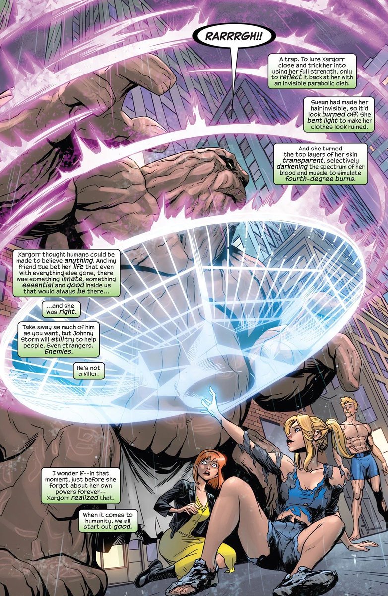 the way invisible woman could not only shield herself from psionic attacks but she can REDIRECT them too thats so insane to me bc imagine trying to use your psionic powers against her and she literally uno reverse cards you😭😭😭😭😭😭😭😭😭😭😭😭😭😭