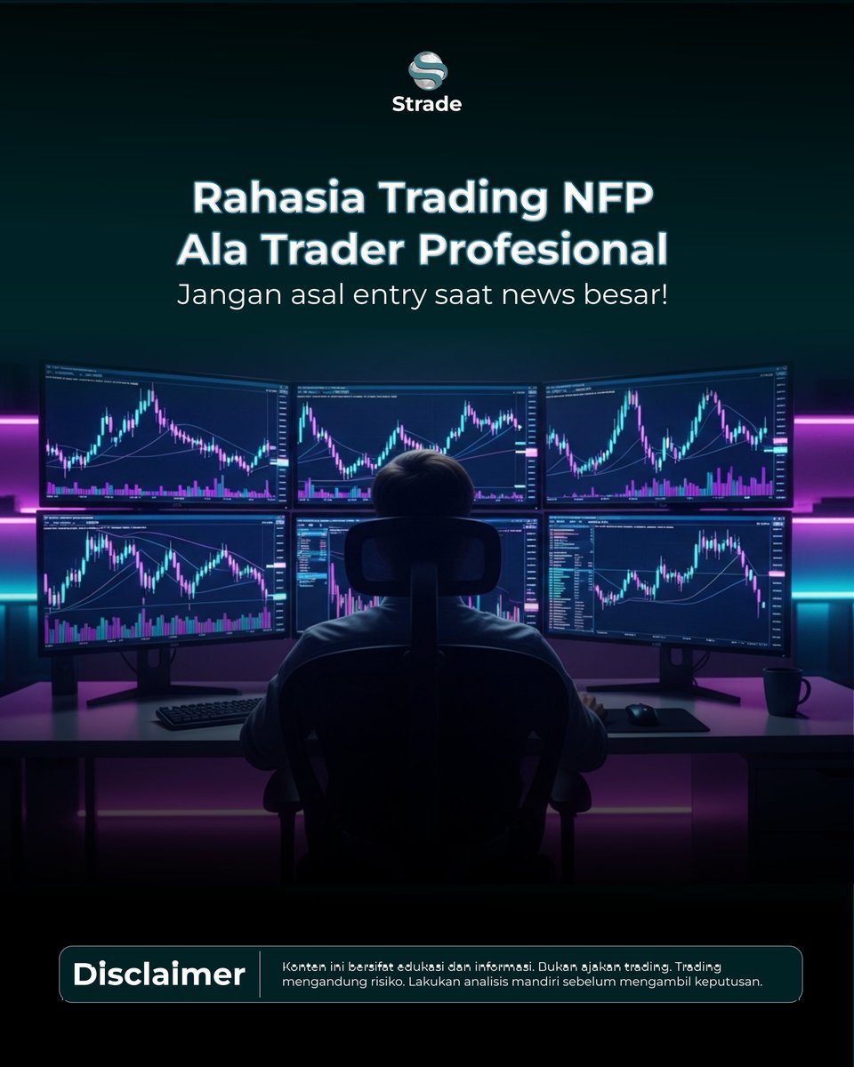 StradeOfficial's tweet photo. Banyak yang kejebak entry pas news, padahal nunggu reaksi market itu kunci banget 🔥 Setuju nggak bro?

⚠️DISCLAIMER⚠️

Postingan Ini Bertujuan untuk edukasi, bukan ajakan atau saran legal dalam melakukan trading dan investasi. https://t.co/ZTebcFEmwl