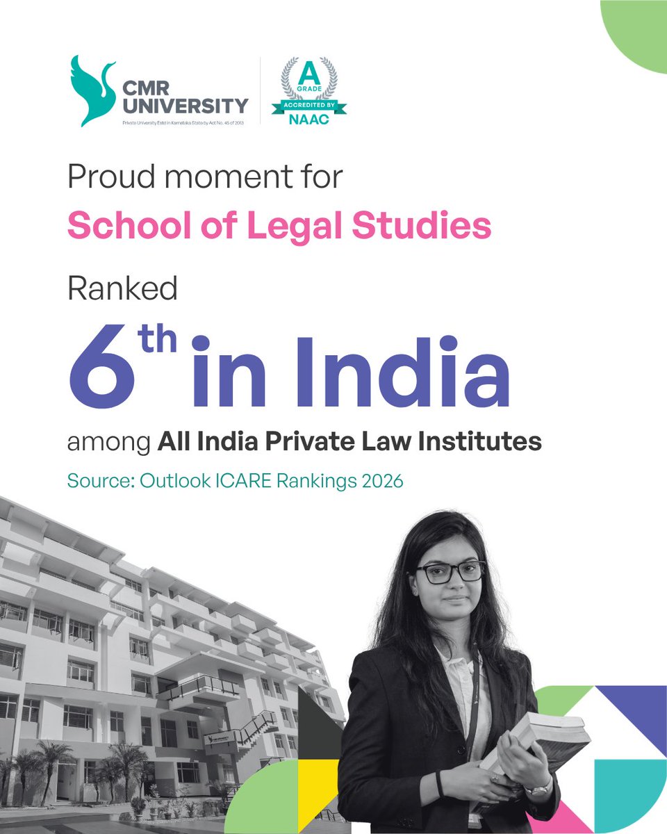 CMR University tweet media
